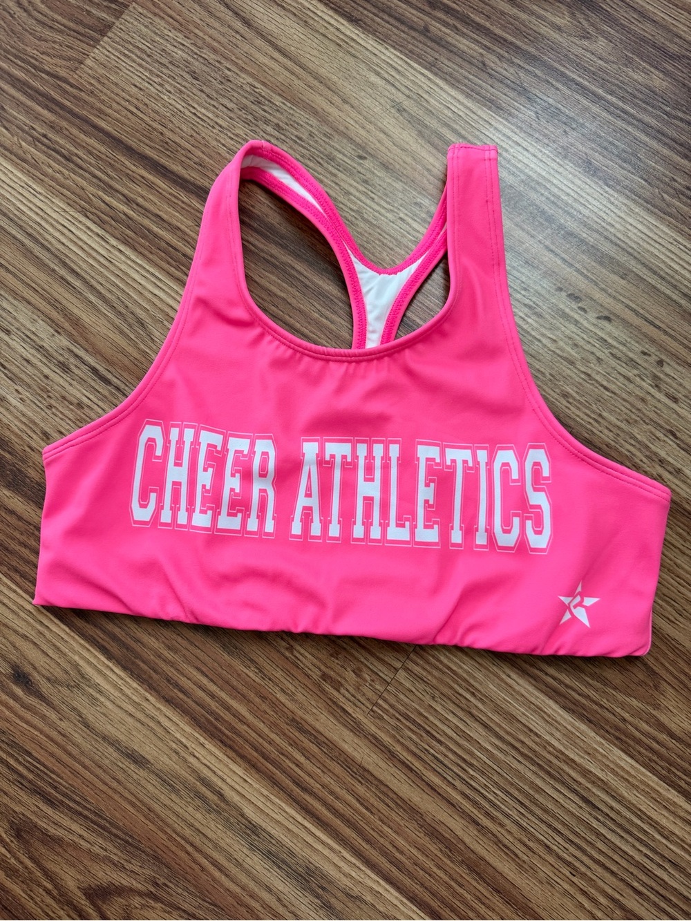 Cheer Athletics Pink Sports Bra YXL